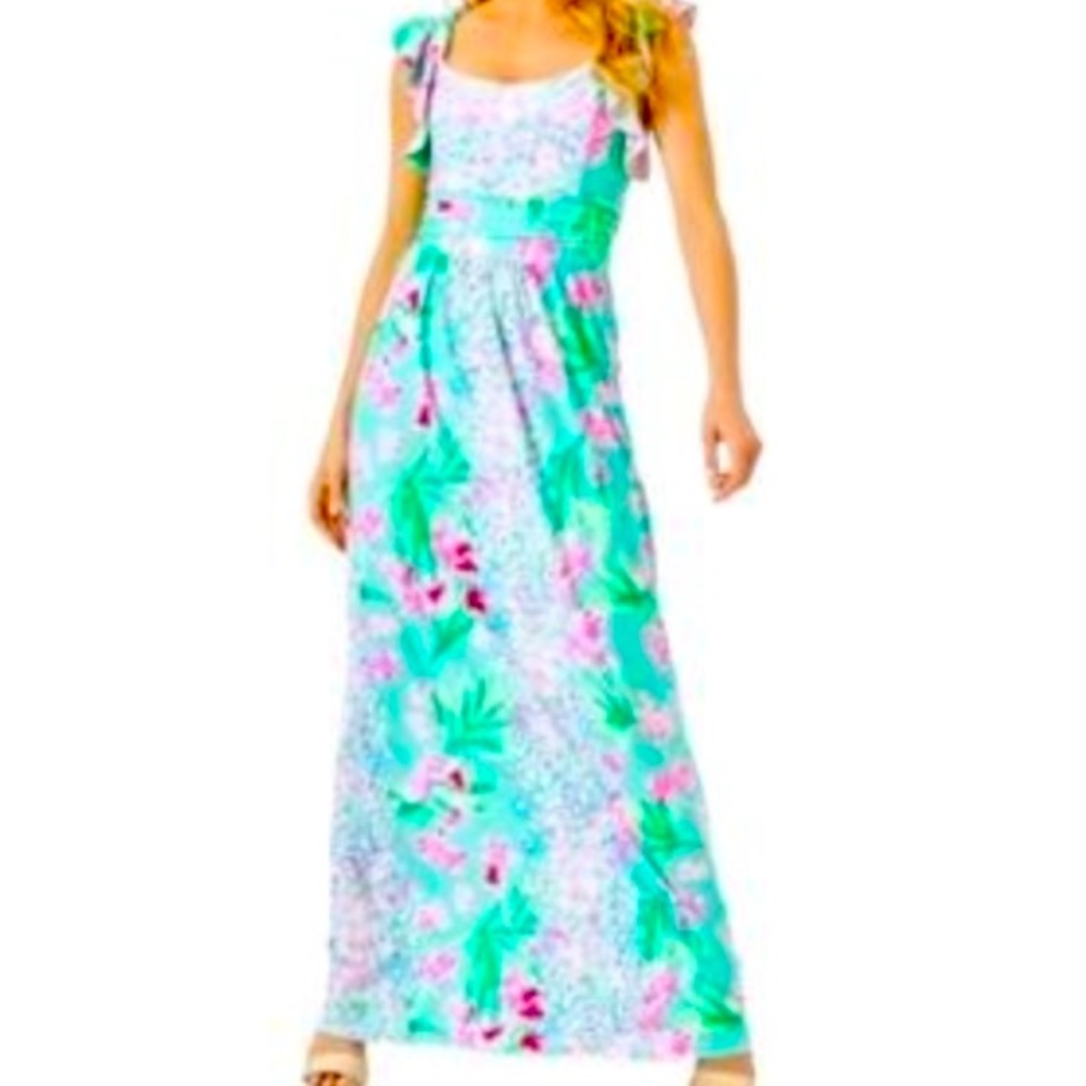 Lilly Pulitzer Cristal Maxi Dress in Isn't She Lovely Size Medium